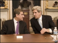 Kerry and Shah Mehmood Qureshi